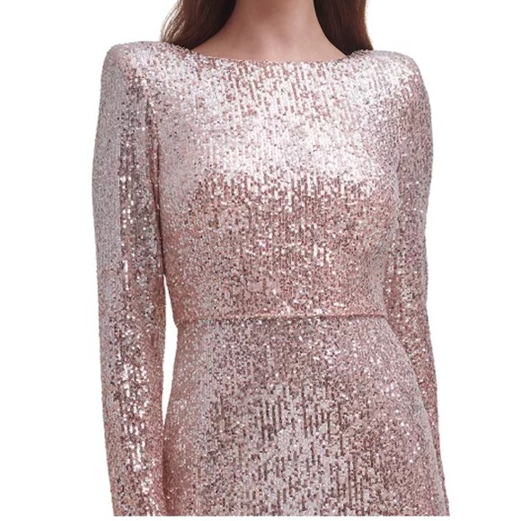 Eliza J blush ombré sequin gown - Picture 2 of 9